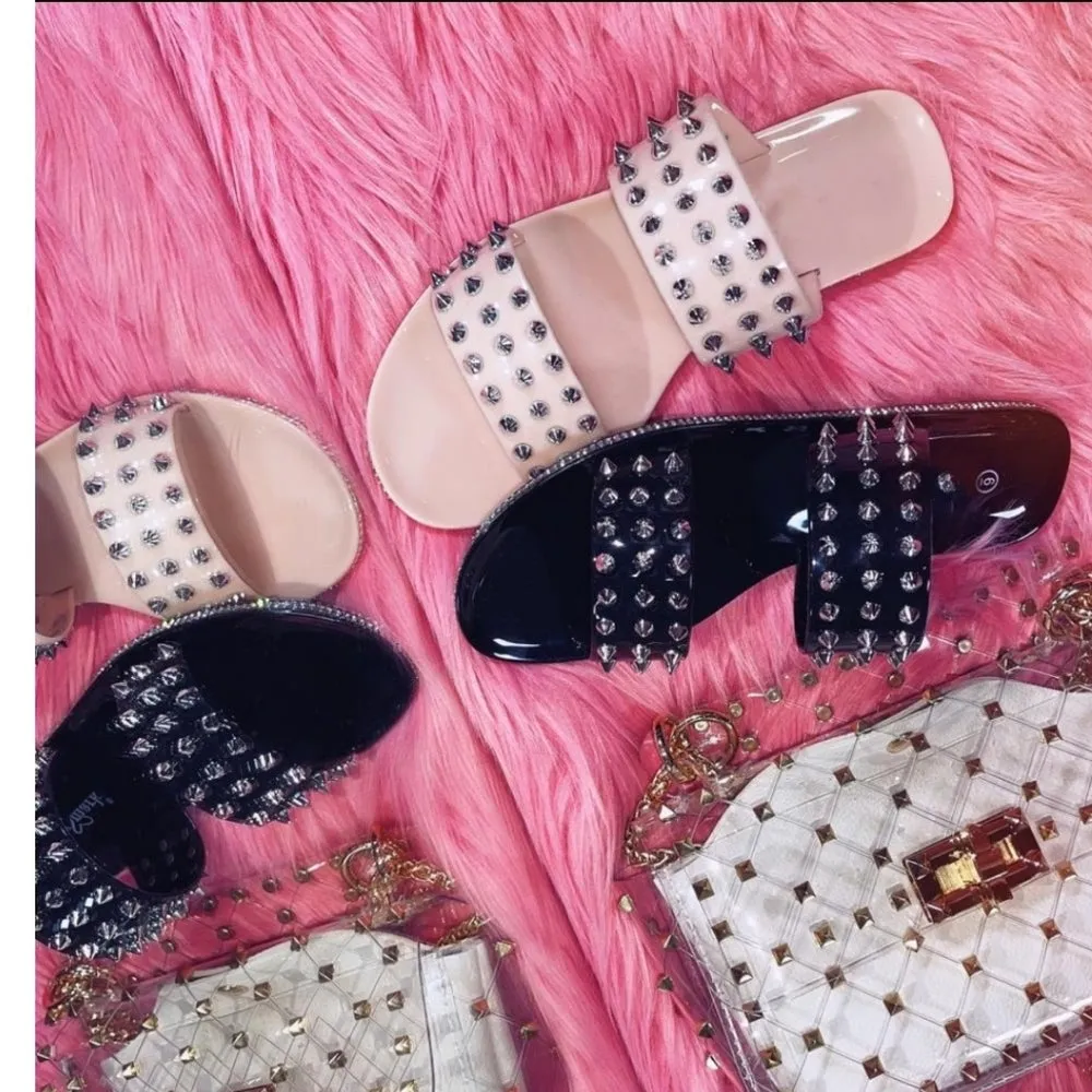 🖤 Just In 🖤 Valerie Spike Black Sandals
