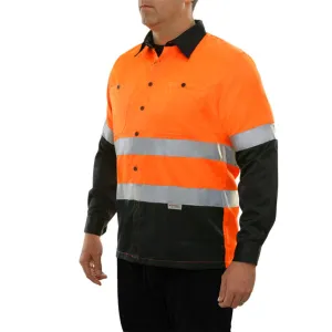 24-350ST Hi Vis Button Down Workshirt
