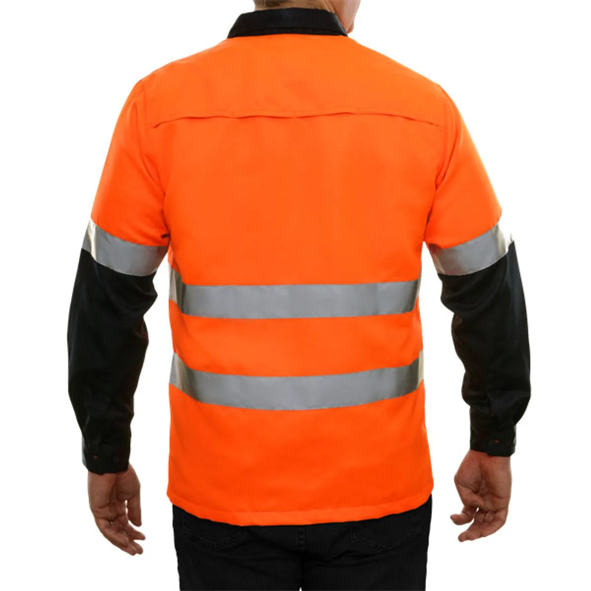 24-350ST Hi Vis Button Down Workshirt