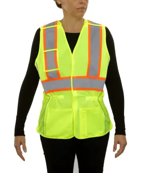 24-540GX Women's Breakaway Safety Vest w/ X-Back & Contrasting Trim
