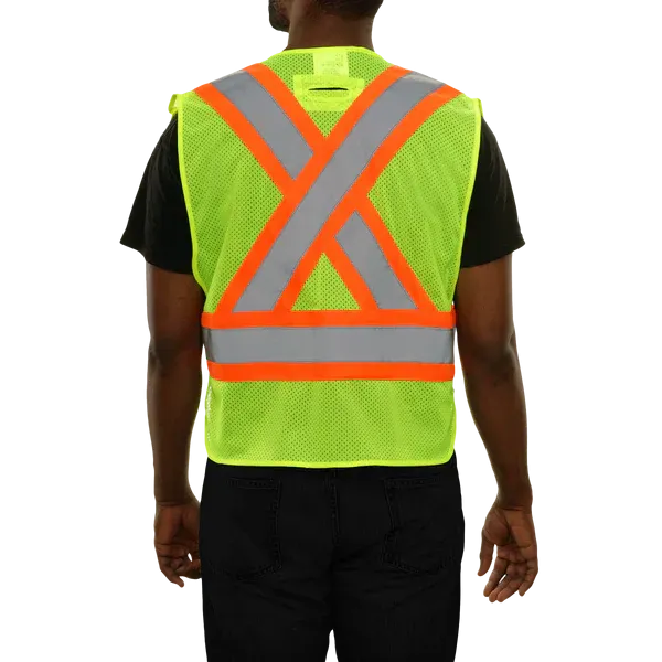 24-566GX Breakaway Vest w/ X-Back & Contrasting Trim