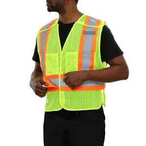 24-566GX Breakaway Vest w/ X-Back & Contrasting Trim
