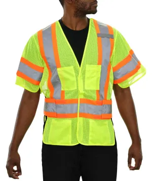24-591 Breakaway Safety Vest w/ Contrasting Tape