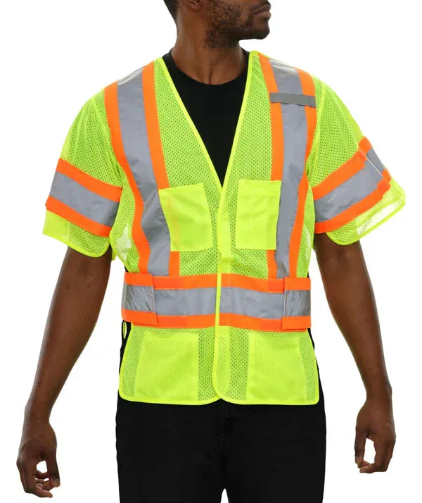 24-591 Breakaway Safety Vest w/ Contrasting Tape