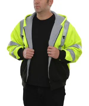 24-603ST-LB Microfiber Full-Zip Hoodie w/ Thermal Liner