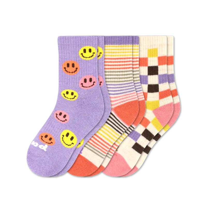 3 Pack - Kids' Crew Pacas Socks