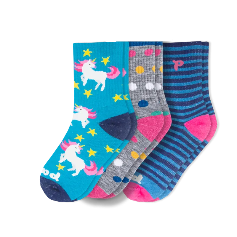 3 Pack - Kids' Crew Pacas Socks