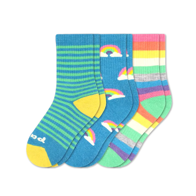 3 Pack - Kids' Crew Pacas Socks