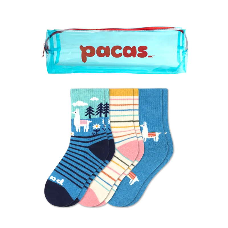 3 Pack - Kids' Crew Pacas Socks