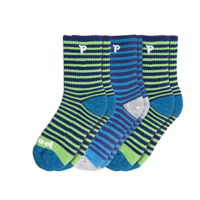 3 Pack - Kids' Crew Pacas Socks