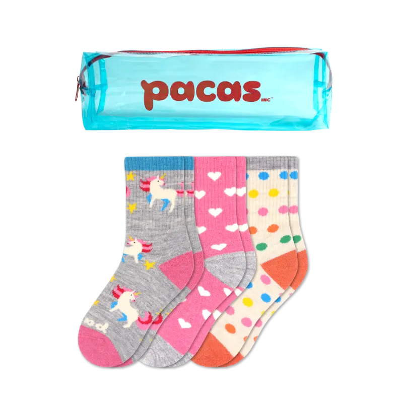 3 Pack - Kids' Crew Pacas Socks