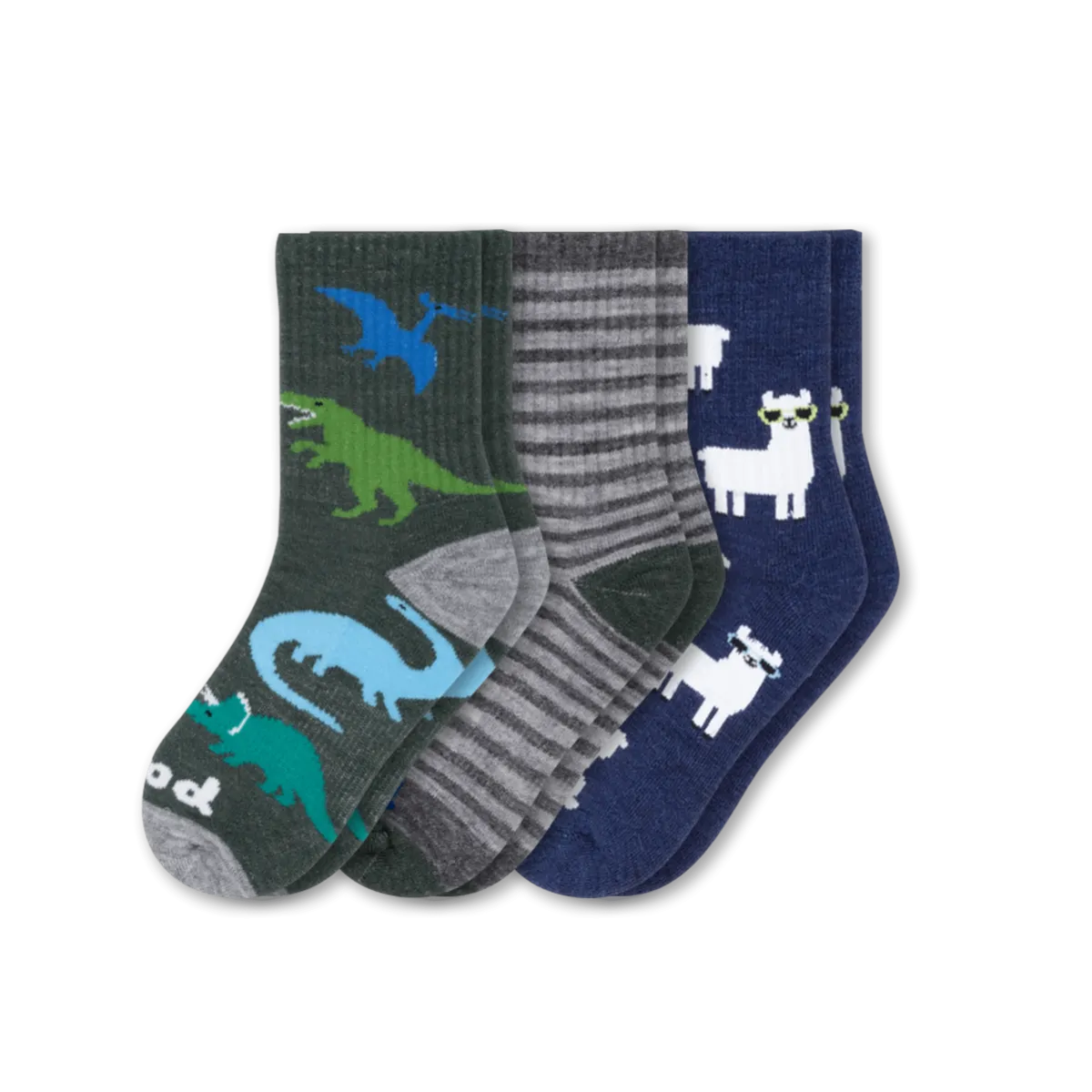 3 Pack - Kids' Crew Pacas Socks