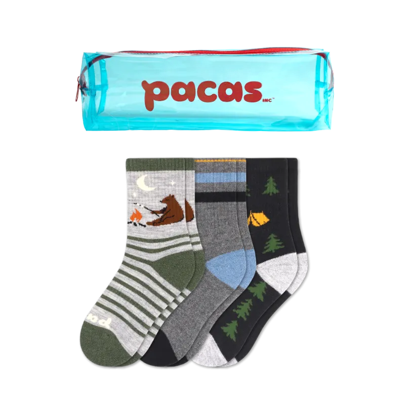 3 Pack - Kids' Crew Pacas Socks