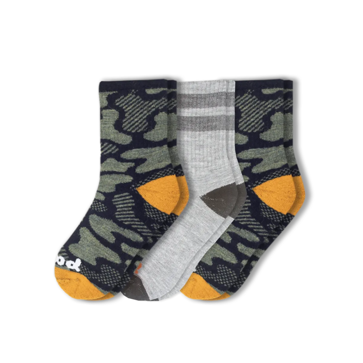 3 Pack - Kids' Crew Pacas Socks