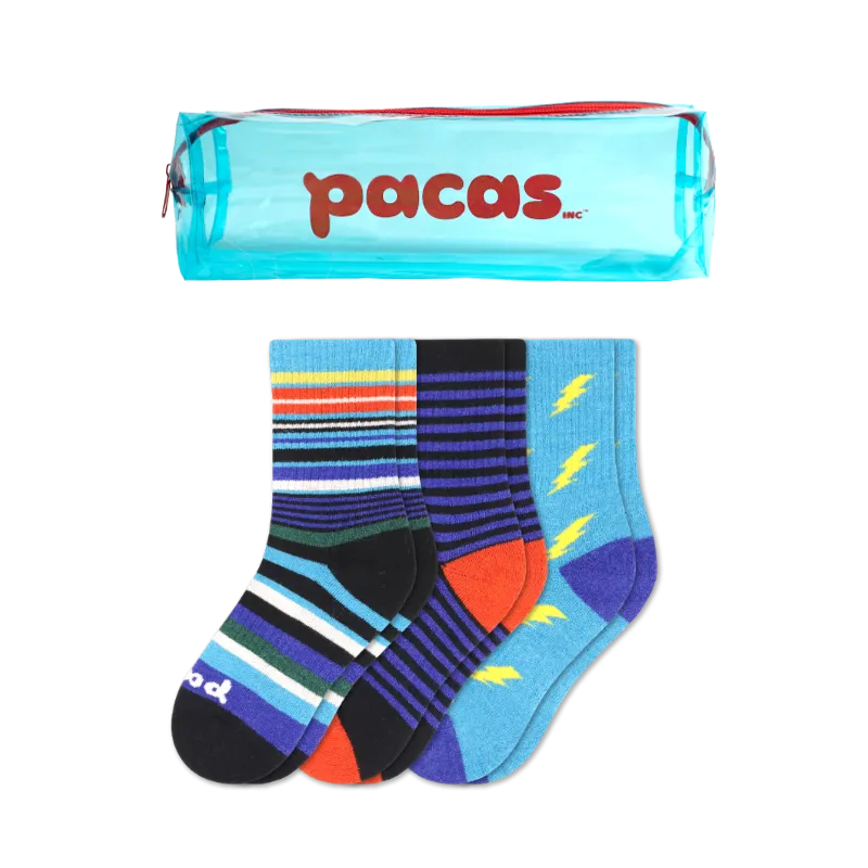 3 Pack - Kids' Crew Pacas Socks
