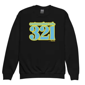 321 outnumbered Youth crewneck sweatshirt