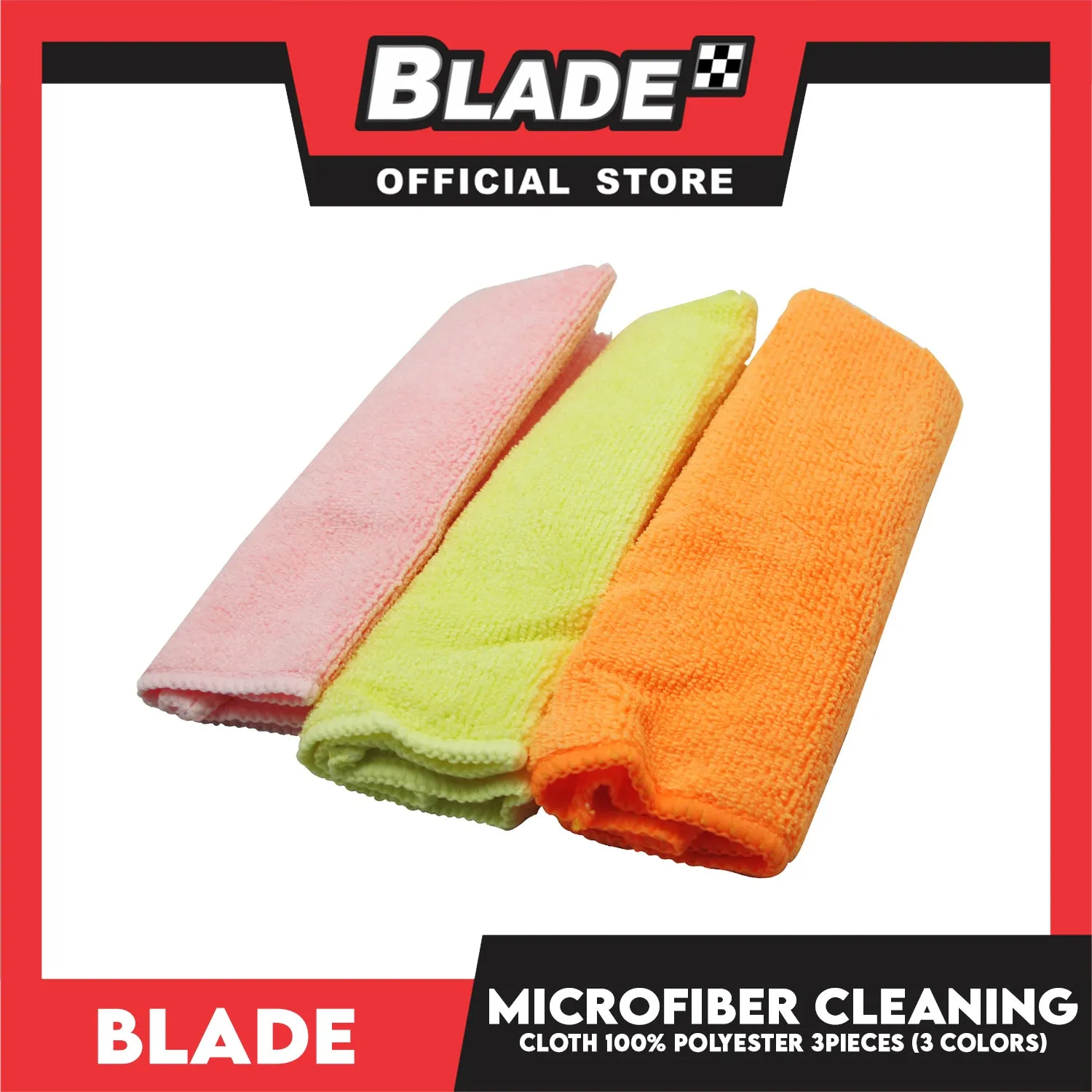 4pcs Blade Microfiber Cleaning Cloth 30x30cm (Set of 3)
