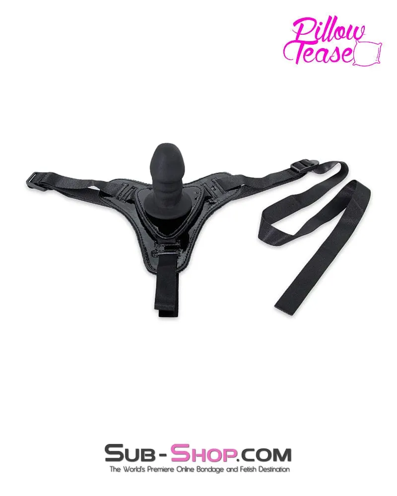 5715M      Beginner Bitch Strap On Harness with Detachable Silicone Mini Penis