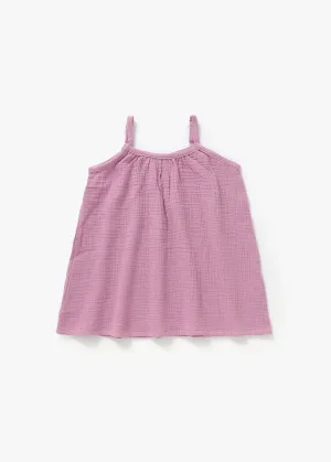 Adjustable Strap Dress | Mauve