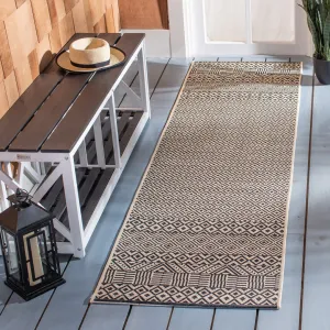 Arneshia Geometric Beige Indoor / Outdoor Area Rug Wade Logan® Rug Size: Runner 2'3" x 6'7"