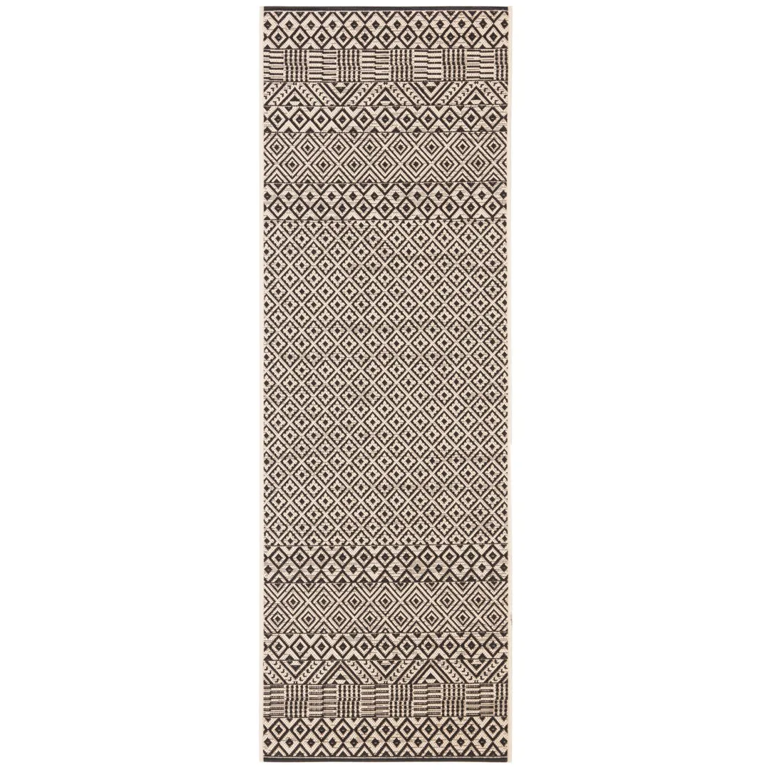 Arneshia Geometric Beige Indoor / Outdoor Area Rug Wade Logan® Rug Size: Runner 2'3" x 6'7"