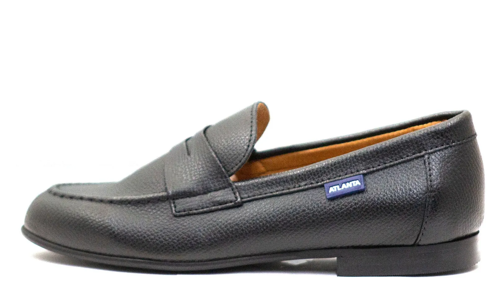 Atlanta Boys 11 Black Dress Rubber Sole Shoe