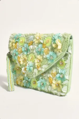 AVA-2610NUDEMULT SEQUIN CLUTCH