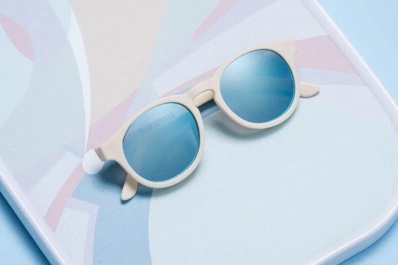 Babiators - Keyhole - Sweet Cream with Blue Lens
