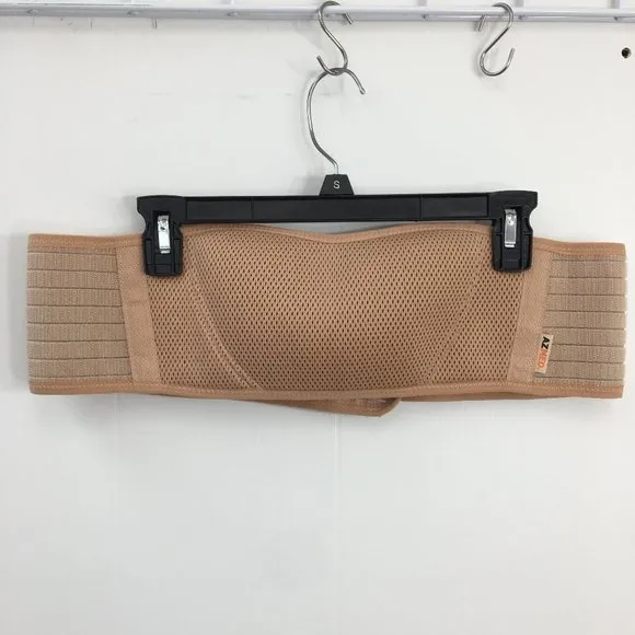 Best Cradle/Azmed Belly Band Set Tan and White Size L/OS EXCELLENT Condition