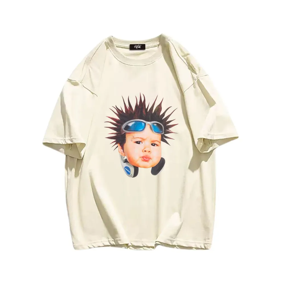 “Big Head Cool Kid Stickers” T-shirt