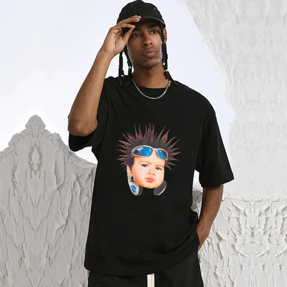 “Big Head Cool Kid Stickers” T-shirt