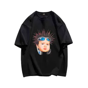 “Big Head Cool Kid Stickers” T-shirt