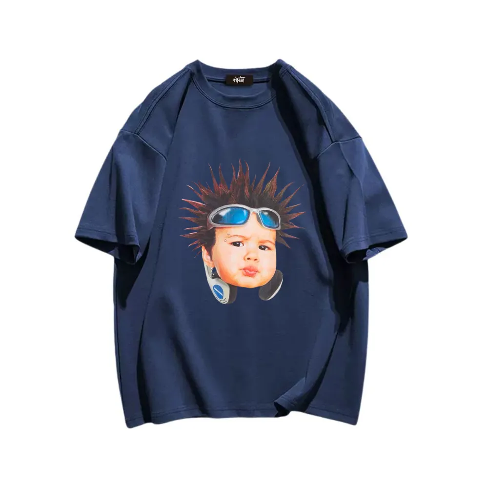 “Big Head Cool Kid Stickers” T-shirt