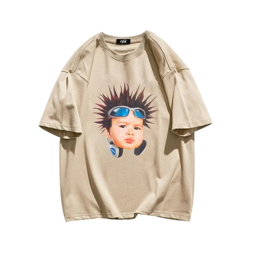 “Big Head Cool Kid Stickers” T-shirt