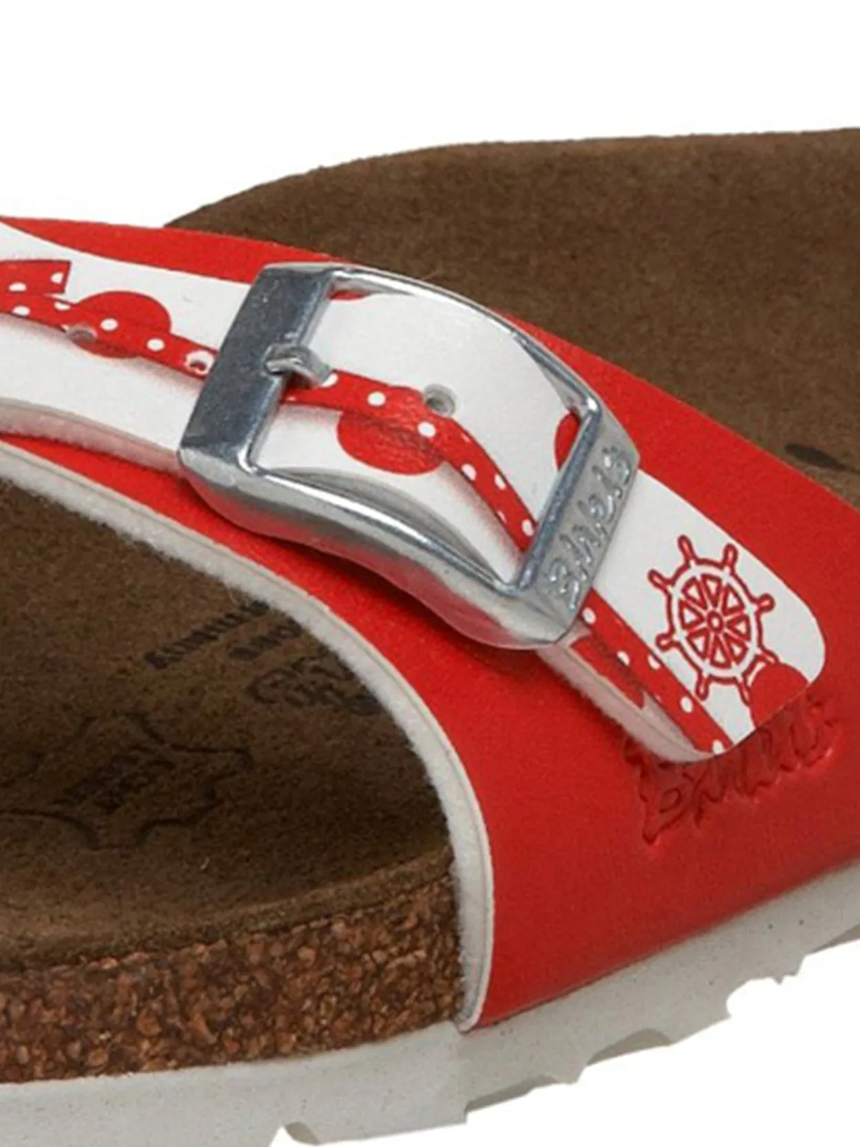 Birki's Disney "Mickey & Minnie Ahoi" Red Menorca Sandals
