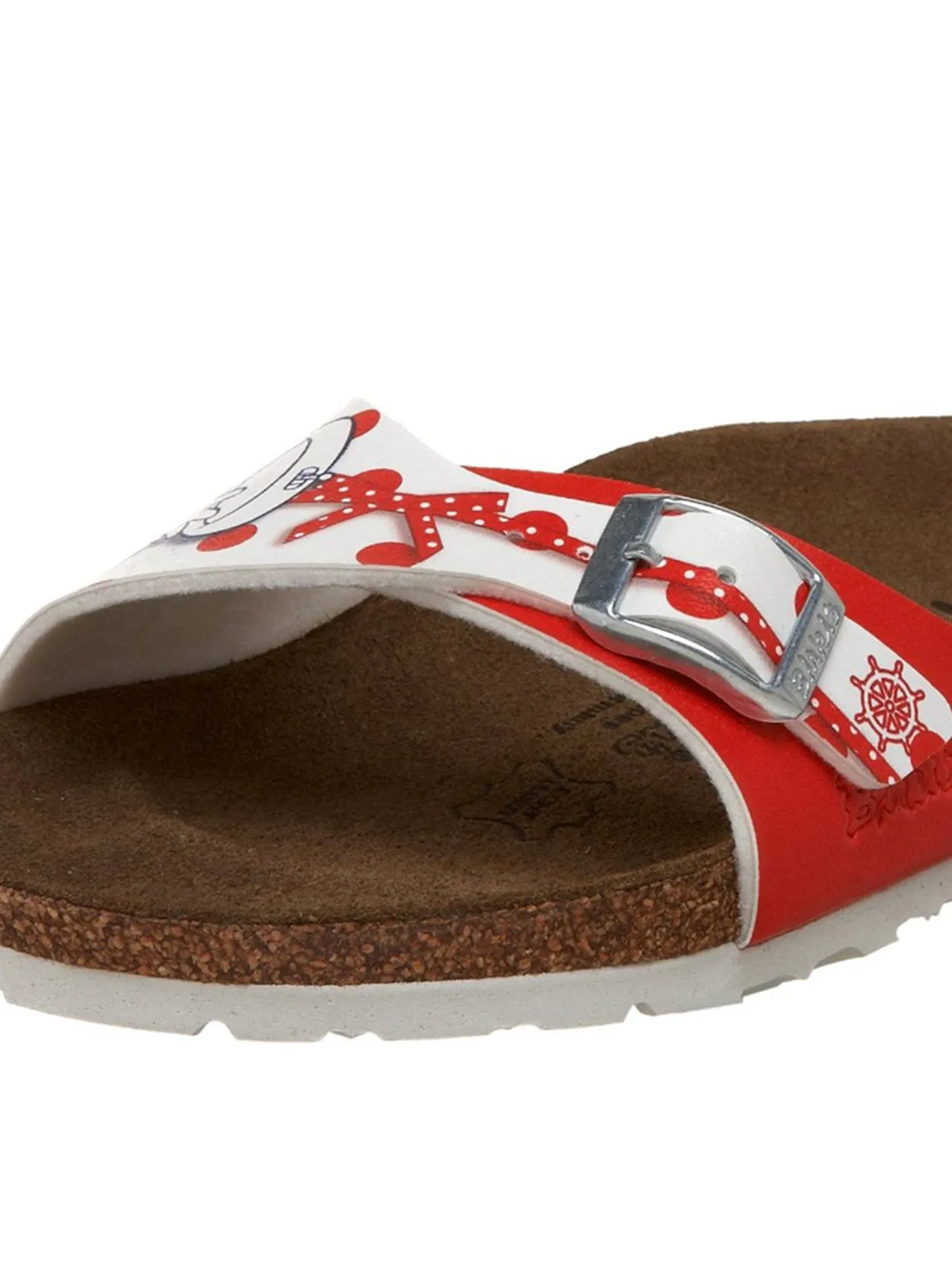 Birki's Disney "Mickey & Minnie Ahoi" Red Menorca Sandals