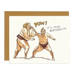 Birthday Pow! - Greeting Card