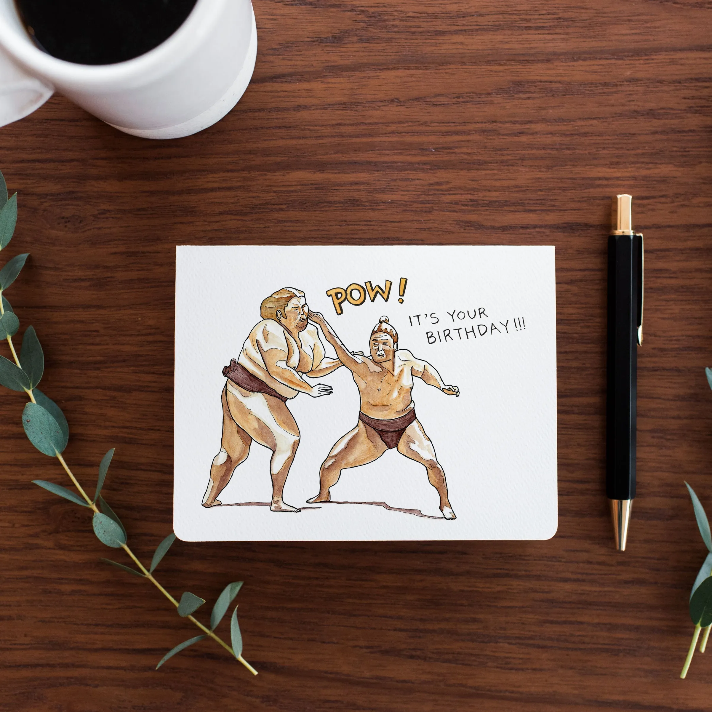 Birthday Pow! - Greeting Card