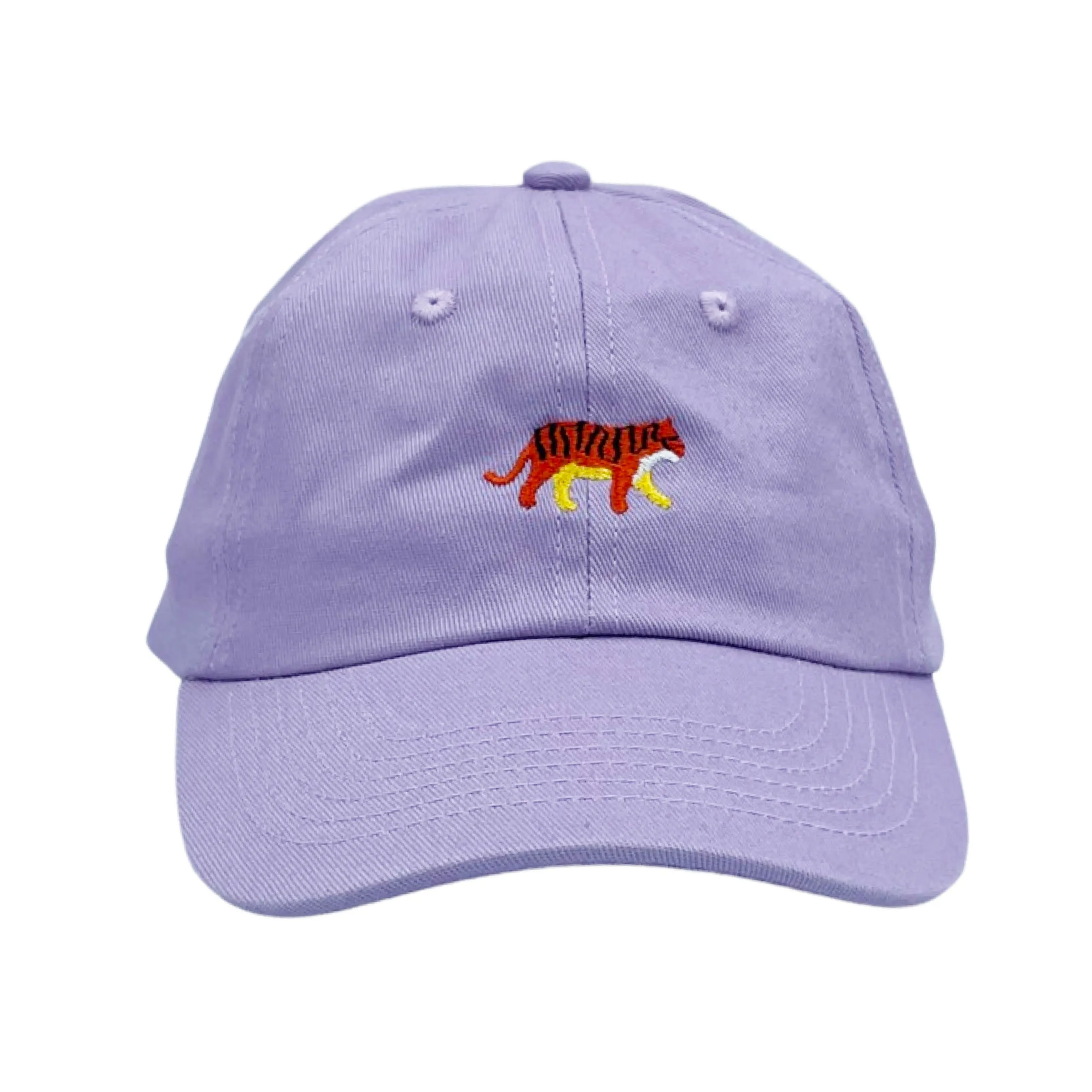 Bits & Bows Tiger on Lavender Girls Hat