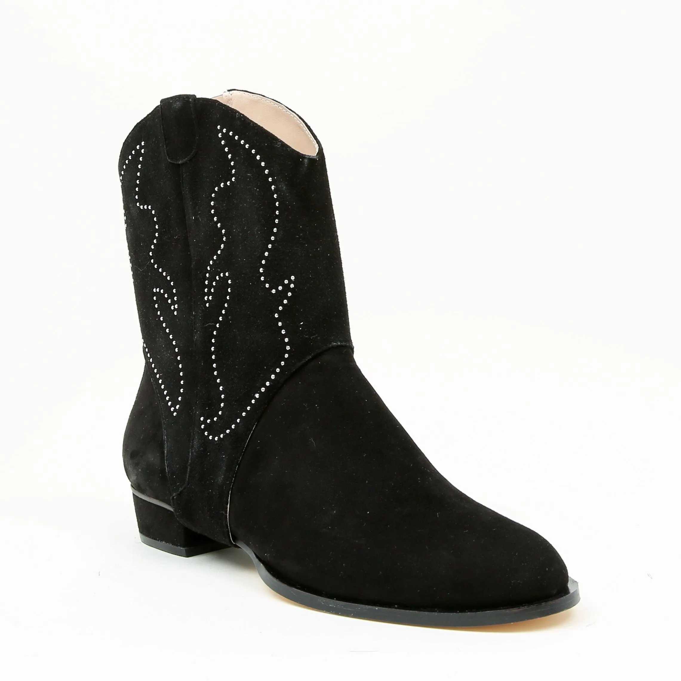 Black Suede Chelsea Boot   Oakley Strap