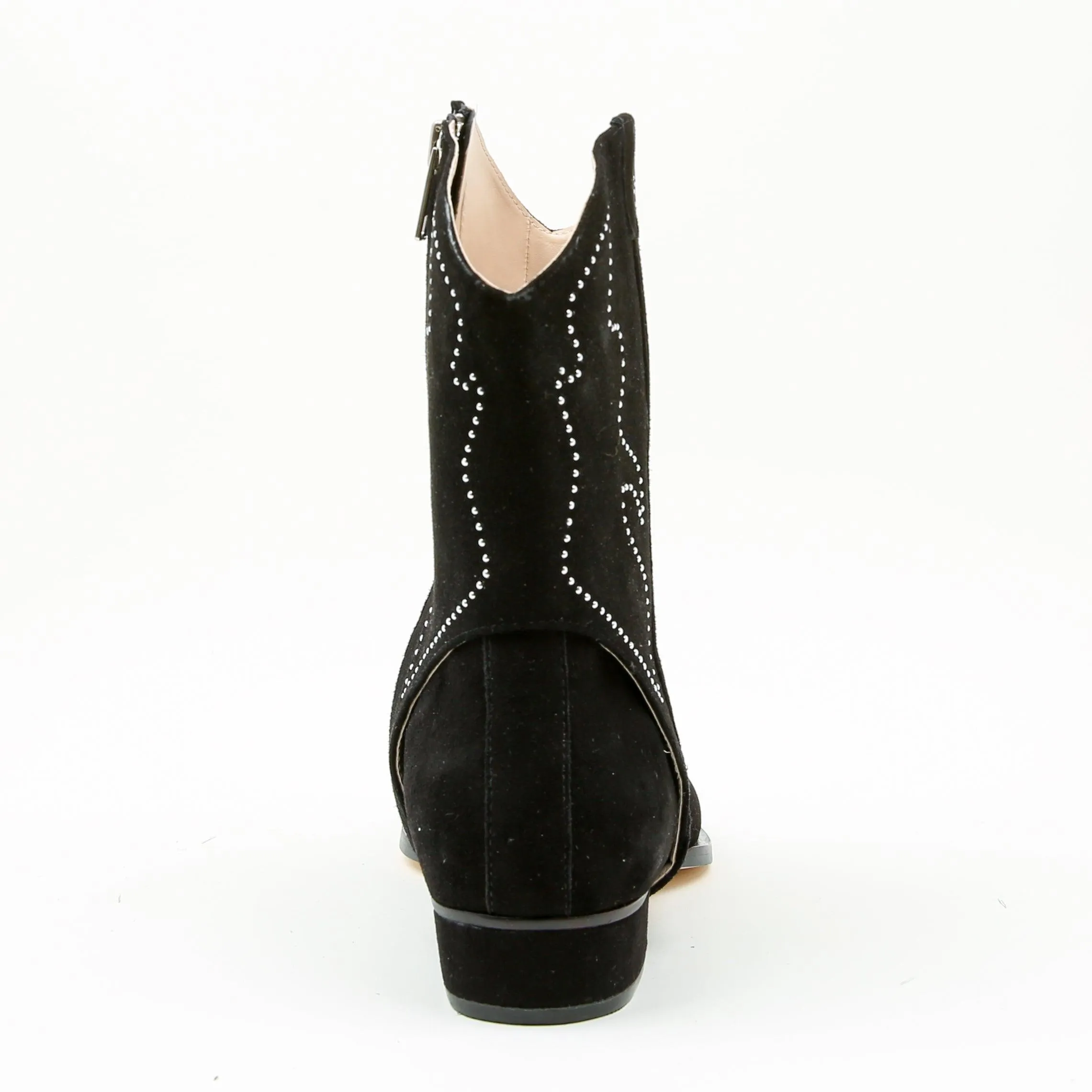 Black Suede Chelsea Boot   Oakley Strap