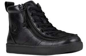 Black to the Floor Leather BILLY Classic Lace Highs