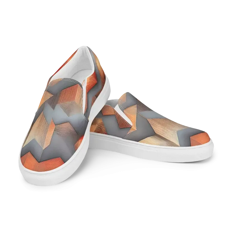 Bold Abstract Canvas Shoes for Unique Style