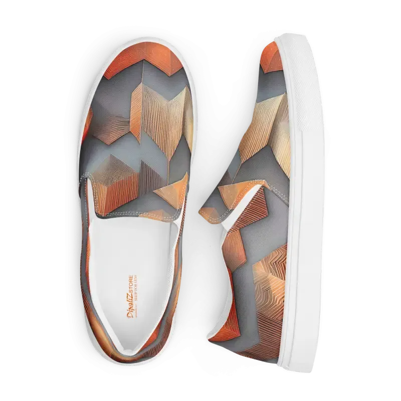 Bold Abstract Canvas Shoes for Unique Style