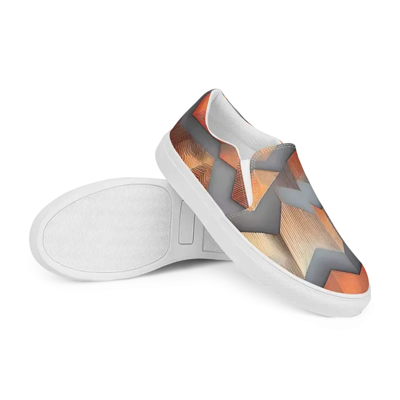 Bold Abstract Canvas Shoes for Unique Style