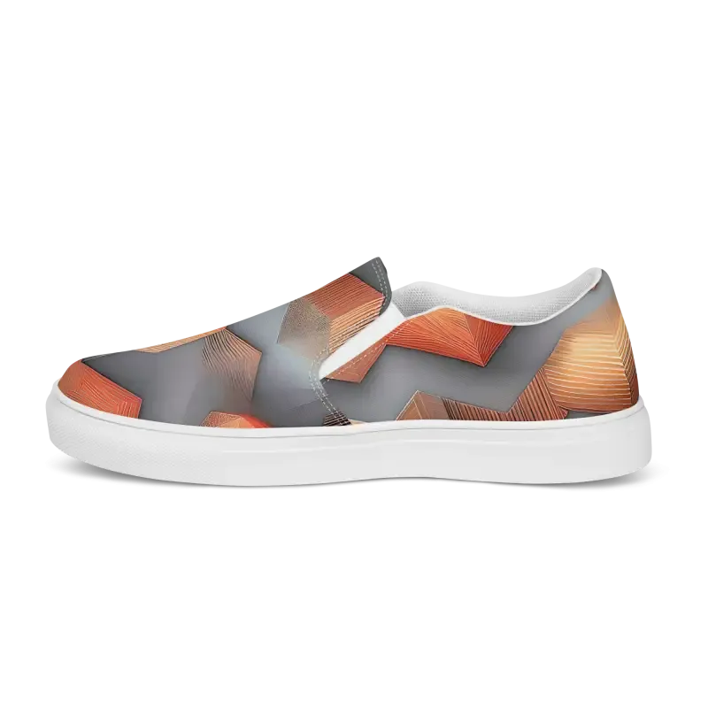 Bold Abstract Canvas Shoes for Unique Style