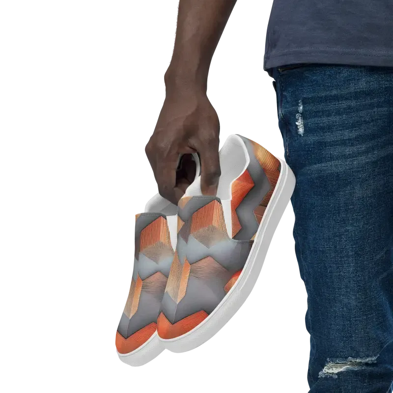 Bold Abstract Canvas Shoes for Unique Style