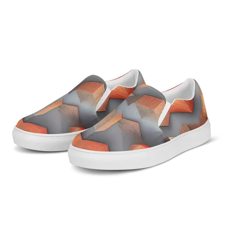 Bold Abstract Canvas Shoes for Unique Style