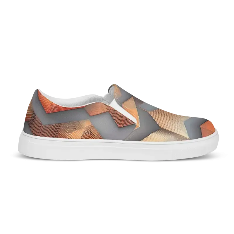 Bold Abstract Canvas Shoes for Unique Style