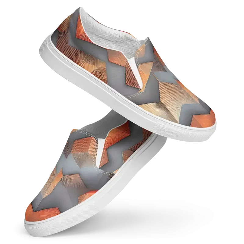 Bold Abstract Canvas Shoes for Unique Style
